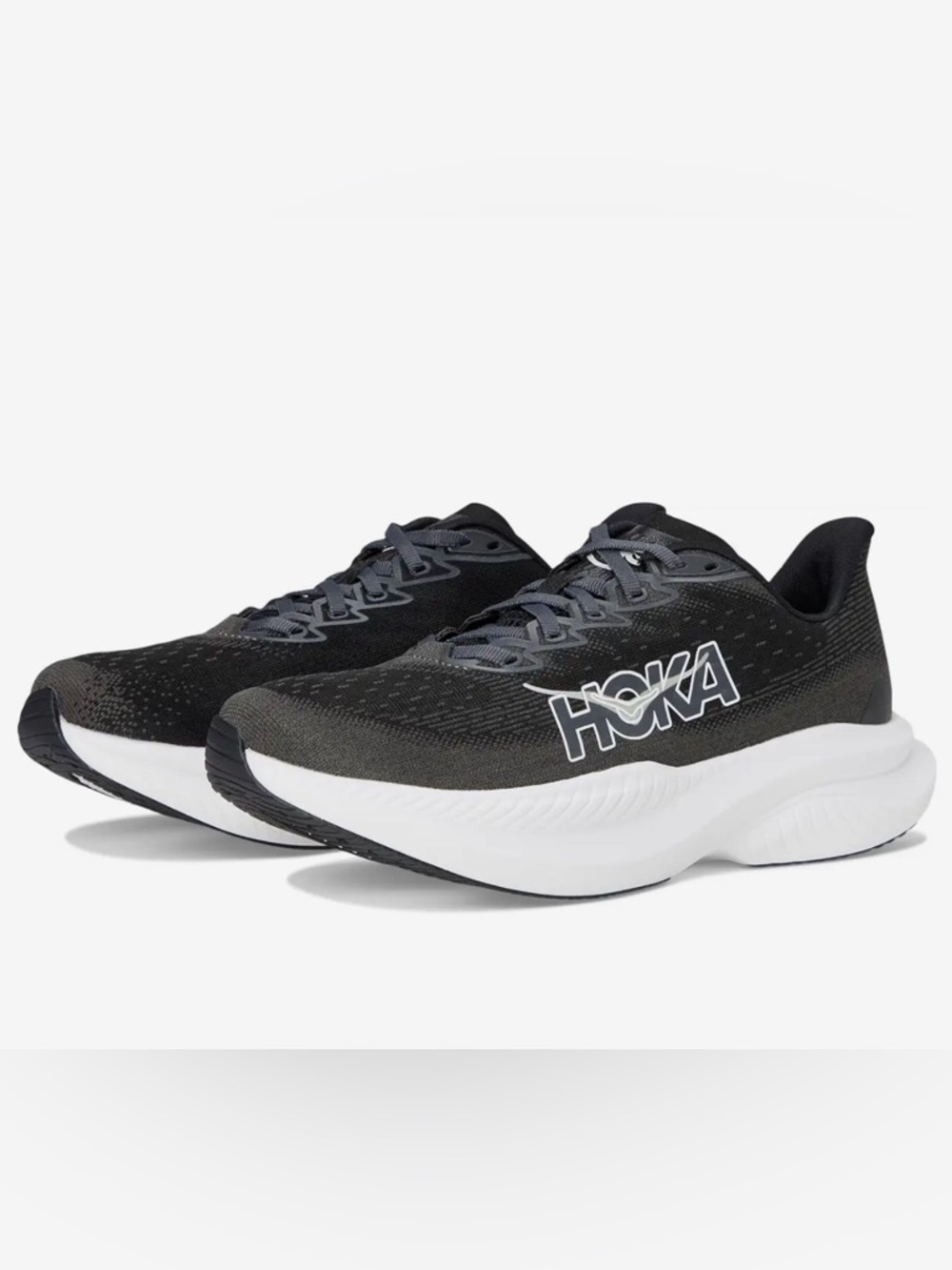 Hoka 🔥 Mach 6 Black White Shoes 1147790 BWHT Men’s Size 9.5 10 10.5 11 12 - Picture 5 of 11
